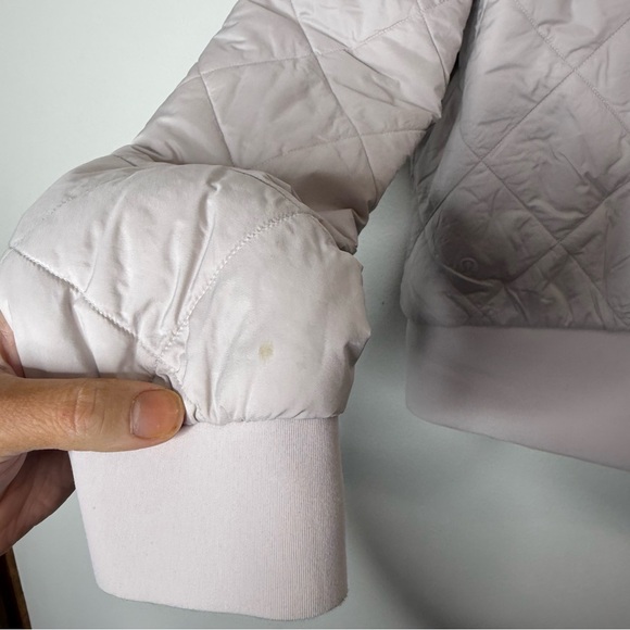 Lululemon Women’s Reversible Bomber Jacket in Pale Blush Pink size 4 - Picture 9 of 16